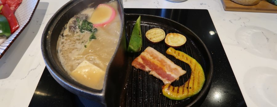 i like shabu and grill together!