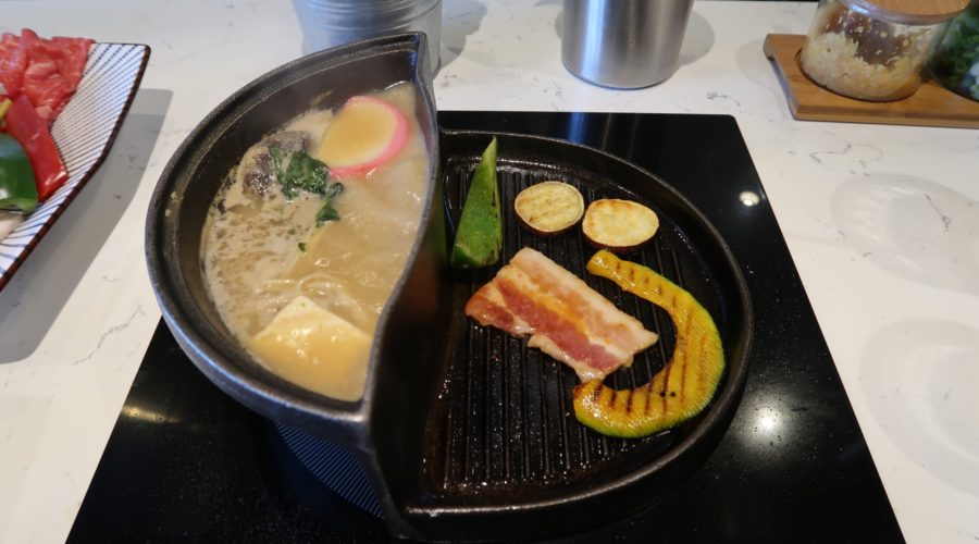 i like shabu and grill together!