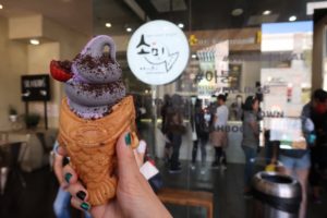 ice cream on taiyaki